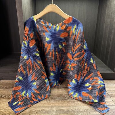 High-End Niche Design Vacation-Style Round-Neck Knitted Anti-Pilling Summer Casual Loose Fit T-Shirt for Women