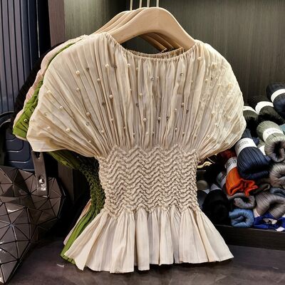Women's Summer Sleeveless Ruffle Top Eco-Friendly 3D Plaid Color Blocked Print Diamonds Hole Patches Breathable Irregular