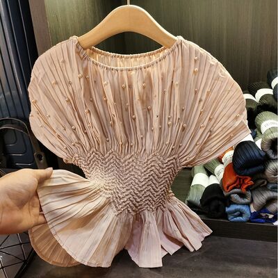 Women's Summer Sleeveless Ruffle Top Eco-Friendly 3D Plaid Color Blocked Print Diamonds Hole Patches Breathable Irregular