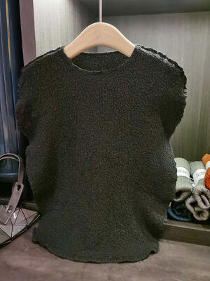 Women's Stylish Slimming Vest T-Shirt Elegant Temperament Age-Reducing Commuting Excellent Sweat-Absorbing Wrinkle-Free Made