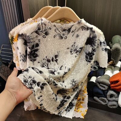 Light Breathable Summer T-Shirt for Women New Round Neck Short-Sleeved Thin Top Casual Versatile Tie-Dye Design Knitted Fabric