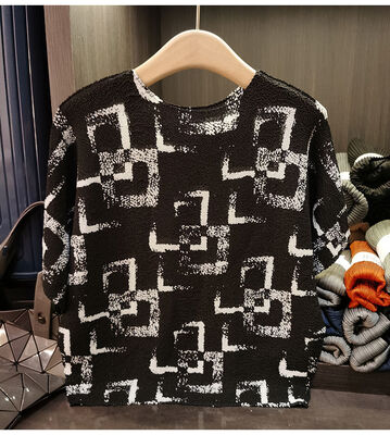 Women's Casual Bat-Sleeved T-Shirt Short-Sleeved Summer New Style Woven Polyester Loose Fit Front Logo Simple Print