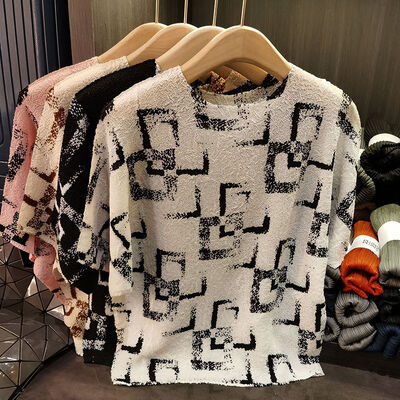 Women's Casual Bat-Sleeved T-Shirt Short-Sleeved Summer New Style Woven Polyester Loose Fit Front Logo Simple Print