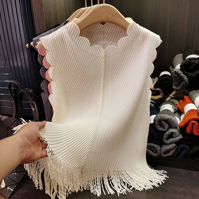 Women's Summer Elegant European American Fashion Vest Tops Dragon Scale Tassel Versatile Slimming Loose Fit Solid Short