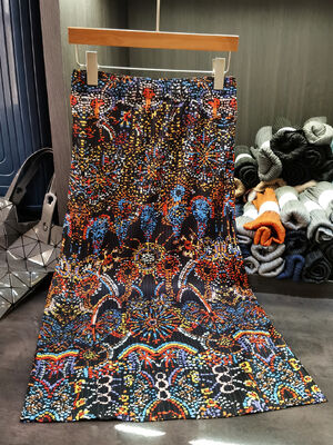 Summer Bohemian Floral Printed Midi Skirt for Women Casual Mid-Length New Irregular Niche Loose Slimming Versatile Design