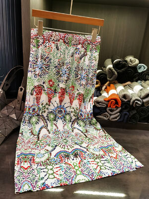 Summer Bohemian Floral Printed Midi Skirt for Women Casual Mid-Length New Irregular Niche Loose Slimming Versatile Design