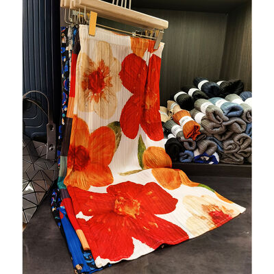 High-End Women's A-Line Bodycon Skirt Elegant Commuting Print Pleated Design with Elastic Waist New Summer Casual Style