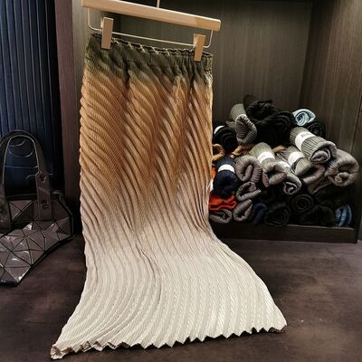 Women's High Waist Handmade Ruffle Skirt Summer Hip Wrap Vintage Style Half Body Skirt