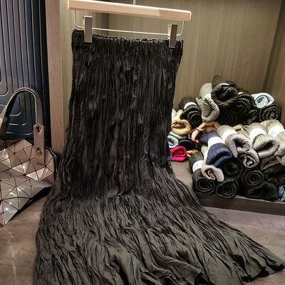 Women's High-Waisted A-Line Midi Skirt Versatile and Fashionable Vintage Style for Summer Covers Hips