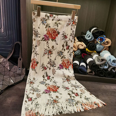 High-end Printed Temperament Half Skirt for Women, New Tassel Mid Length Skirt for Women