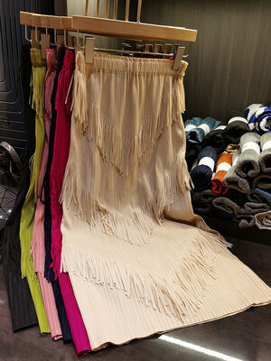 Solid Color Skirt Women 2024 Summer New Multi-layer Elastic Waist Gentle Skirt Casual Pleated Skirt