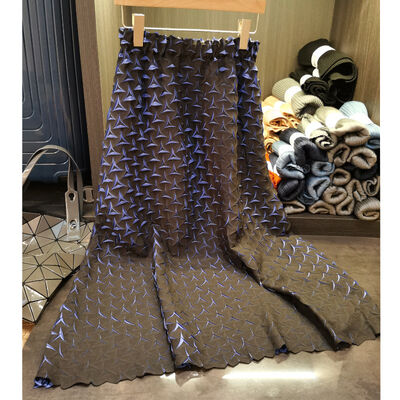 Pleated Minor Popular Half Skirt Woman 2024 New Unique Style High Waist Thin A-line Skirt in Long YZH