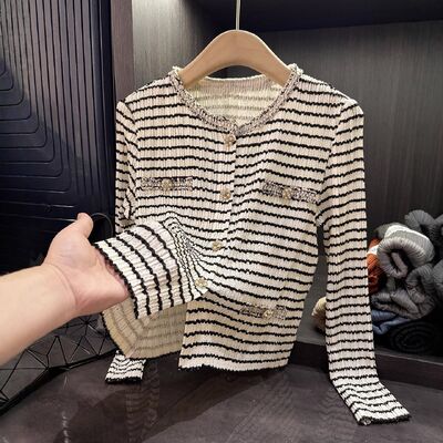 Pleated Casual Natural Waistline Autumn New Stunning Mini Skirt for Women French Retro Plaid Design Front Breathable Fashion Set