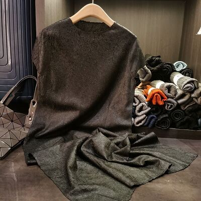 Women's XL Casual A-Line Comfortable Breathable Lightweight High Elasticity Solid Color Floor-Length Ruched Curvy Casual Dress