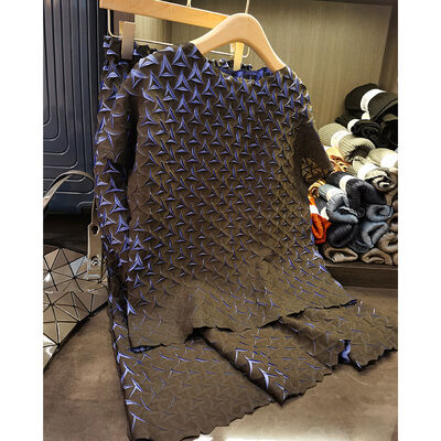 New Natural Waist Summer Slim T-shirt Half Skirt Pleated 3D Formal Dress for Women