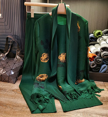 Autumn Fashion Suit Women's Loose Large Size Print Top High Waist Slimming Wide-leg Pants Two-piece Set for Women