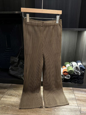 Autumn New Style Women's Casual Pants Fashionable Versatile Loose Slimming Solid Color Pleated Draped Elastic Mid Breathable