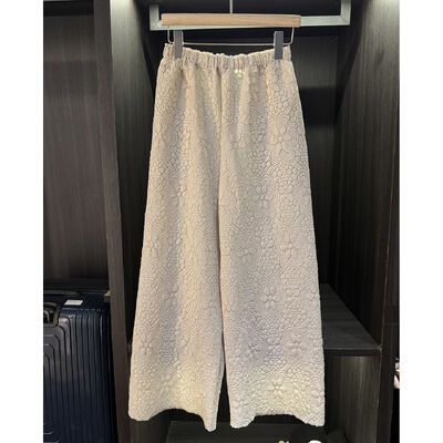 PB&ZA 2025 Women's Vintage High Waist Trousers New Fashion with Chain Belt Loose Fit up to Ankles for Female