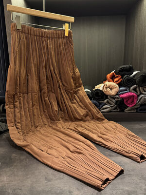 Autumn New Fashion Women's Casual Harem Skinny Pants Commuter Mid-High Waist Versatile Cotton-Padded Slimming Elastic Waist