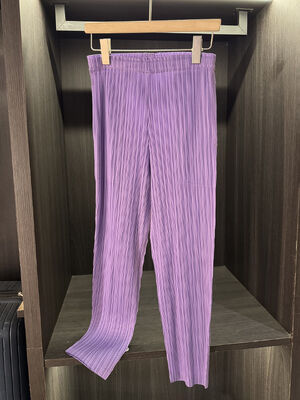 Women's High-End Summer Jogger Pants Elegant Versatile Slimming Elastic Waist New Style Ankle-Length Skinny Pant Pleats Loose