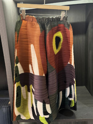 Women's High-Waist Pleated Casual Wide-Leg Pants Summer New Design Breathable Slimming Elastic Waist Flat Front Style