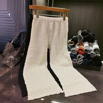 Women's High-End Solid Color Pants Spring Summer New Plus-Size Wide-Leg High-Waisted Versatile Casual Style Loose