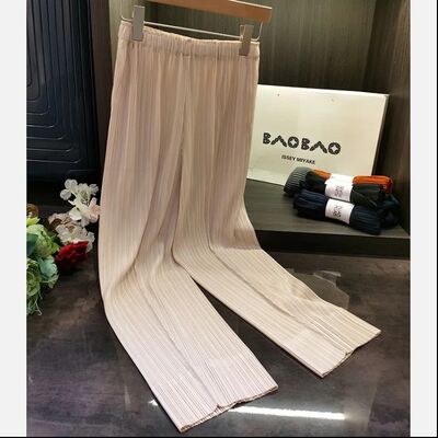 2024 New Loose Pleated Pants High Waist Straight Pants Trousers Wide Leg Woman Pants