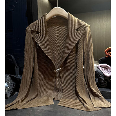 Slim Fit Women's Office Lady Turn-Down Collar Long Sleeve Single Button Closure Solid Twill Fabric Eco-Friendly Breathable