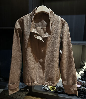 Temperament Short Jacket Jacket for Women 2025 Autumn New Korean Edition Fashion Solid Color Collar Loose  Coat