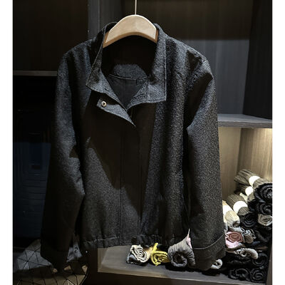 Temperament Short Jacket Jacket for Women 2025 Autumn New Korean Edition Fashion Solid Color Collar Loose  Coat
