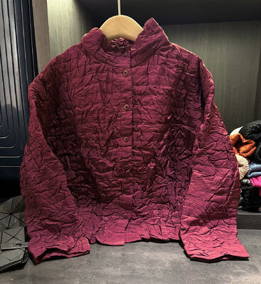 New Winter Single-Breasted Quilted Coat Versatile Slimming Warm Top Stand-Up Collar Long Designed Vintage Simple Solid Color