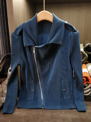 High-End Retro Street Style Women's Motorcycle Jacket Elegant Casual Large Lapel Zipper Long Sleeve Solid Sheep Skin for Autumn