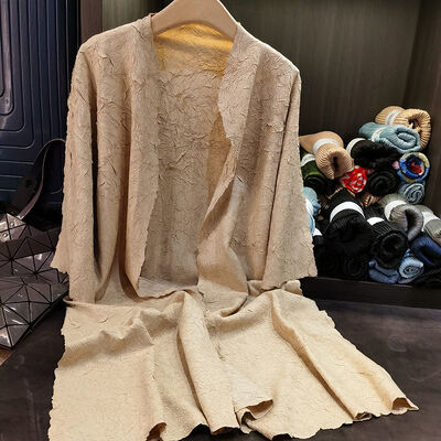 Women's Coat New Style Vintage Parka Simple Loose Large Size Medium Long Woven Fabric for Summer