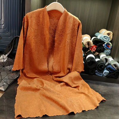 Women's Coat New Style Vintage Parka Simple Loose Large Size Medium Long Woven Fabric for Summer