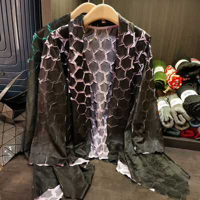 Women's Spring New Style Heavy-Duty Long-Sleeved Cardigan Top Versatile Casual Pleated Coat Made of Polyester