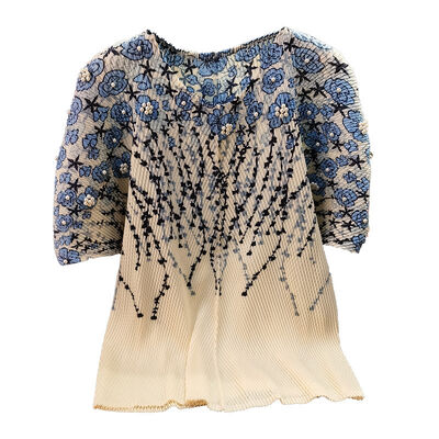 Women's Summer Thin Heavy Duty Nail Bead Printed Loose Look, Small and Fresh Literary Forest Women's T-shirt, Women's Top