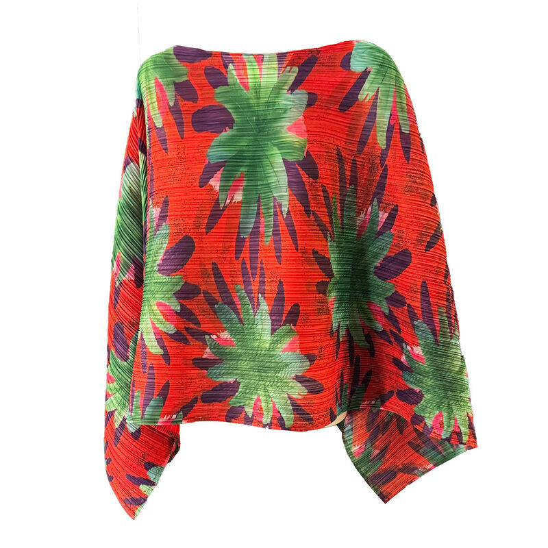 High-End Niche Design Vacation-Style Round-Neck Knitted Anti-Pilling Summer Casual Loose Fit T-Shirt for Women