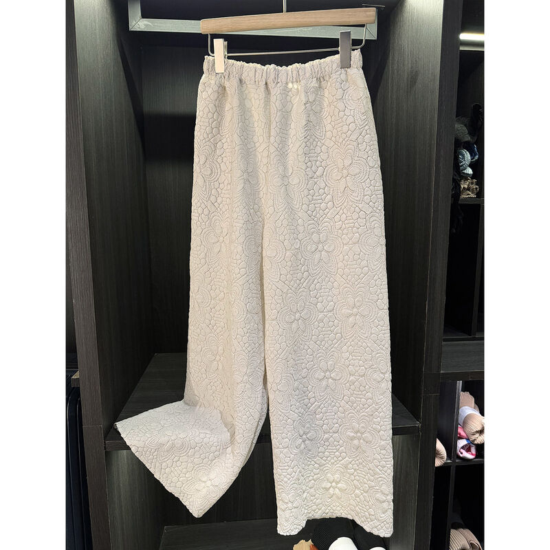 PB&ZA 2025 Women's Vintage High Waist Trousers New Fashion with Chain Belt Loose Fit up to Ankles for Female